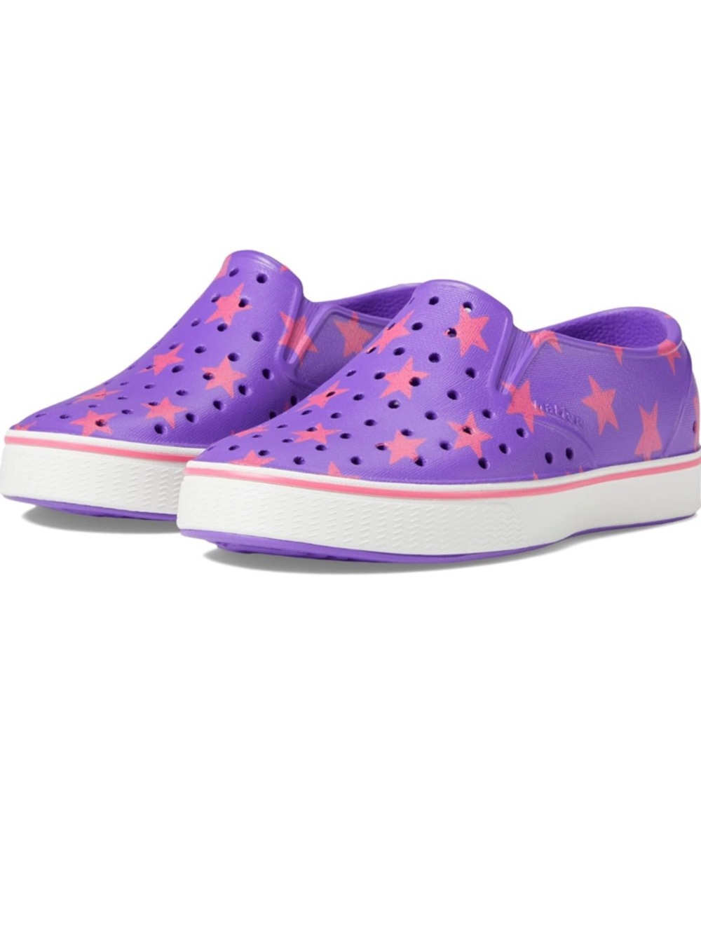 NWT Native Kids Shoes Jefferson 
Purple Pink Star Size 3
Sugarlite™